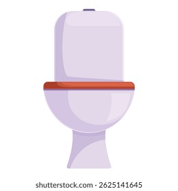 Modern toilet bowl with a sleek and comfortable design, perfect for any bathroom