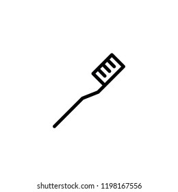 Modern toothbrush icon