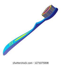 Modern toothbrush icon. Cartoon of modern toothbrush vector icon for web design isolated on white background