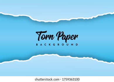 Modern Torn ripped paper background illustration template design. Vector Eps 10