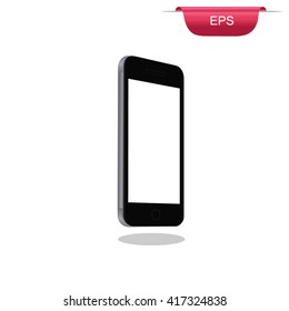 Modern touch screen phone, design element, vector illustration