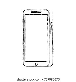 modern touchscreen gadget smartphone empty screen