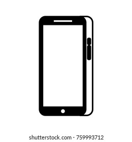 modern touchscreen gadget smartphone empty screen