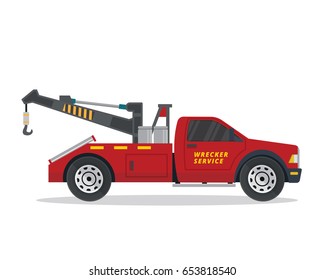 Modern Tow Truck Illustration Logo