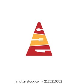 Modern Tower Cooking logo. Icon or symbol for design menu restaurant. Vector illustration