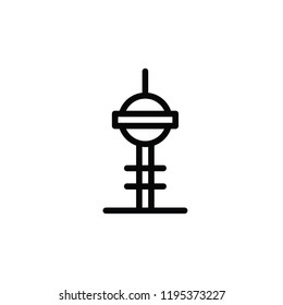 Modern tower icon