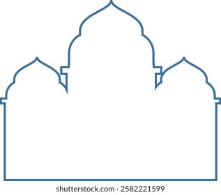 Modern and Traditional Mosque Illustrations