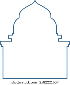 Modern and Traditional Mosque Illustrations