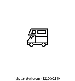 Modern trailer icon