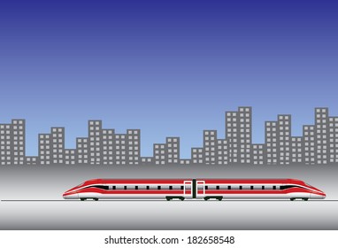 modern train