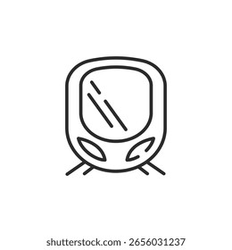 Icono de tren moderno. Icono de tren moderno simple para App de redes sociales y Diseño web. Ilustración vectorial