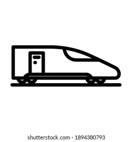 Modern train line icon. simple design editable. Design template vector