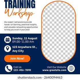 Modern Training Workshop Instagram Post