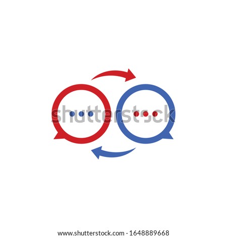 Modern translate language service logo icon editable EPS vector file. Icon speech comunication, professional tourism  business, vocabulay educate, dictionary book. Apply to web site, mobile phone apps
