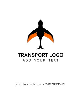 Modern transport logo design brand symbol