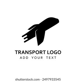 Modern transport logo design brand symbol