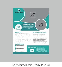 Modern Travel Agency Flyer Design