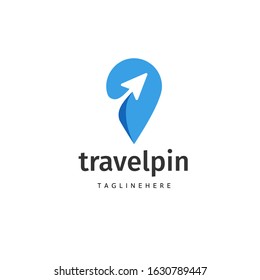 Modern Travel Logo Design Icon Vector