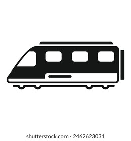 Modern travel train icon simple vector. High speed. City traffic move