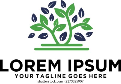 Modern Tree Business logo design