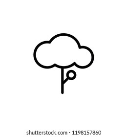Modern tree icon