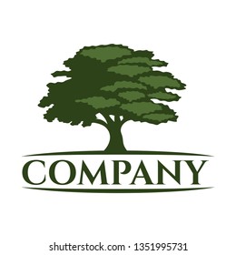 Modern tree logo