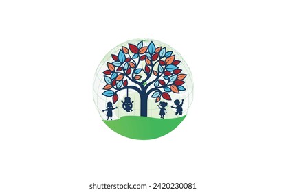 modern tree plan logo design simple learn logo design excersize logo 