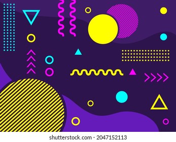 Modern and trendy abstract background template for banner, layout, ppt. Vector graphic