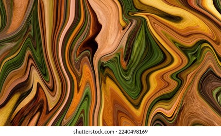 Modern and trendy abstract colorful liquid marble paint background
