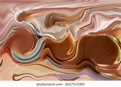 Modern and trendy abstract colourful liquid marble paint background A pink and blue swirled background Seamless pattern with abstract brush stroke painting illustration. Modern paint line background
