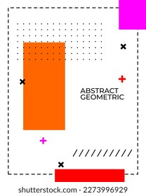 modern and trendy abstract geometric background