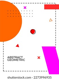 modern and trendy abstract geometric background