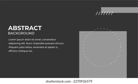 modern and trendy abstract geometric black background
