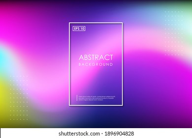 modern trendy abstract liquid wavy colorful background. Gradient liquid background eps10 vector