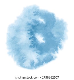 Modern trendy abstract vector background with watercolor stain with decreasing intensity. Creative design template for paper, print, decoration, social media