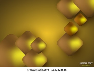 Modern trendy background of colored squares in the form of volumetric convex shapes. Bright colorful, luminous colors. Design of abstract textiles, wallpaper, flyers, business card, web design.