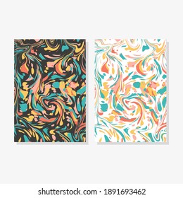 Modern Trendy Banners.Abstract Art Background. Vector Illustration