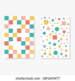 Modern Trendy Banners.Abstract Art Background. Vector Illustration