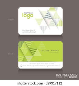 Modern trendy business card design template