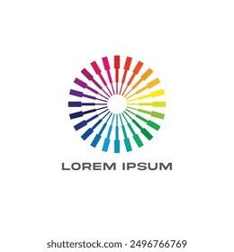 modern and trendy business symbol logo