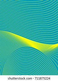 Modern trendy cover design with abstract lines with gradient. Colorful background in liquid style. For presentation, brochure, catalog, poster, book, magazine, banners, etc. Business brand set.