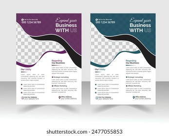 Moderner, trendiger und kreativer Corporate Multipurpose Official Business Flyer.
