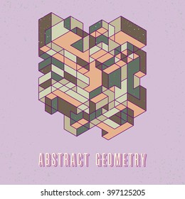 modern trendy design isometric digital pattern, perfect as a background