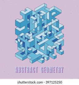 modern trendy design isometric digital pattern, perfect as a background
