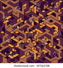 modern trendy design isometric digital pattern, perfect as a background