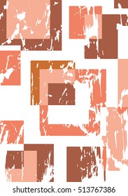 Modern trendy Geometric abstract background fashion art print for design site blog textile. Vector Illustration