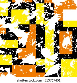 Modern trendy Geometric abstract background fashion art print for design site blog textile. Vector Illustration