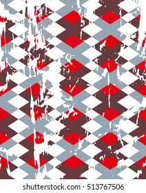 Modern trendy Geometric abstract background fashion art print for design site blog textile. Vector Illustration