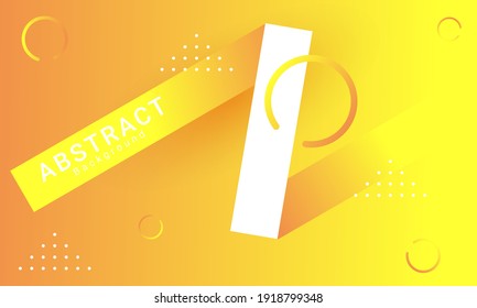 Modern and trendy geometric background abstract design