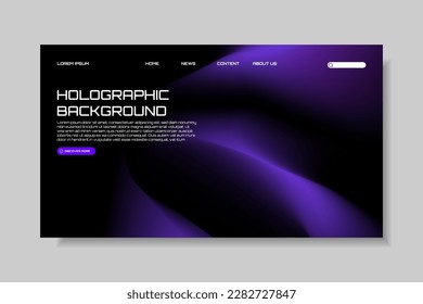 Modern trendy grainy gradient background, colorful abstract liquid 3d shapes. Soft gradient backdrop with place for text. Futuristic design for banner, poster, cover, flyer, presentation, landing page